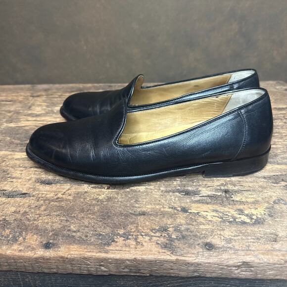 Bragamo Italian Lambskin Venetian Loafers Men’s 8.5 D Soft Leather Slip On - Picture 8 of 9